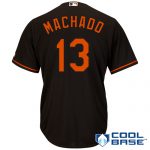 Manny Machado Youth Black Jersey (Cool Base)