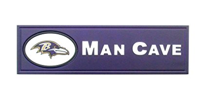 Baltimore Ravens Man Cave Sign 24 inX 8 in.