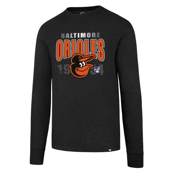 Baltimore Orioles Mens L/S  47 Brand T-Shirt