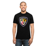 Baltimore Ravens Black Sheild S/S T-Shirt
