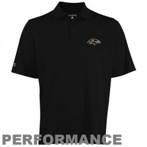 Baltimore Ravens Black Polo by Antgua