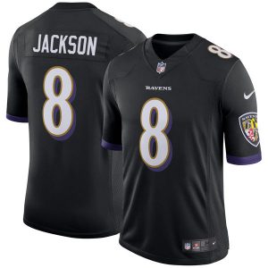Baltimore Ravens Lamar Jackson Black Jersey