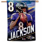 Lamar Jackson Vertical Flag