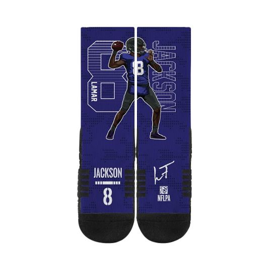 Baltimore Ravens Lamar Jackson Socks#2