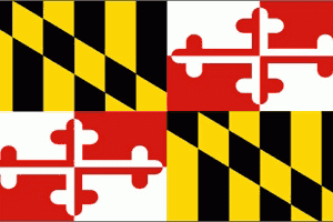 Maryland State Flag 5ft X 3 ft.