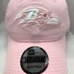 Baltimore Ravens Pink Adjustable Cap with tonal logo
