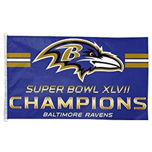 Baltimore Ravens 3 X 5 Super Bowl Champion Flag By Wincraft