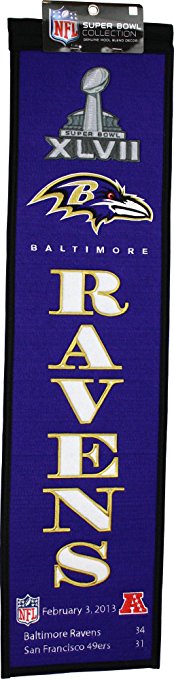 Baltimore Ravens Superbowl 47 Championship Banner