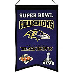 Baltimore Ravens SB Champion Banner