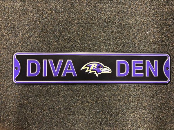 Baltimore Ravens Diva Den Sign