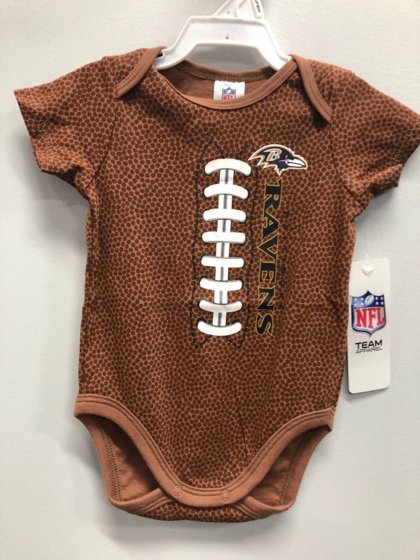 Baltimore ravens Football Onesie