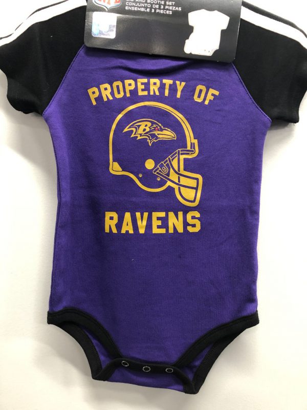 Baltimore Ravens Baby   3 Pc Set