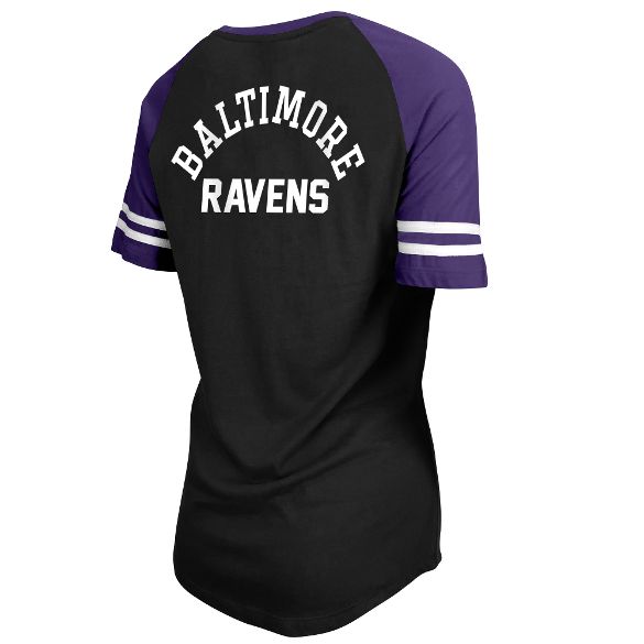 Baltimore Ravens Tie Front S/S Top - Image 3