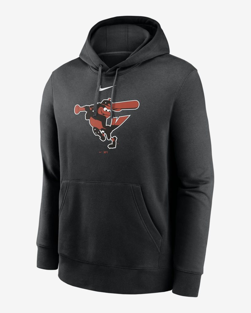 Baltimore Orioles Alternate Hooded Sweatshirt | Baltimore Sports Store