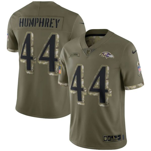 Baltimore Ravens Marlon Humphrey Salute to Service Jersey (2022)
