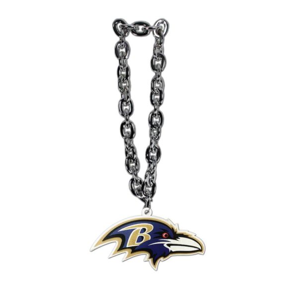 Baltimore Ravens Birdhead Fan Chain (Gold)