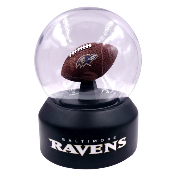 Baltimore Ravens Holiday Snowglobe