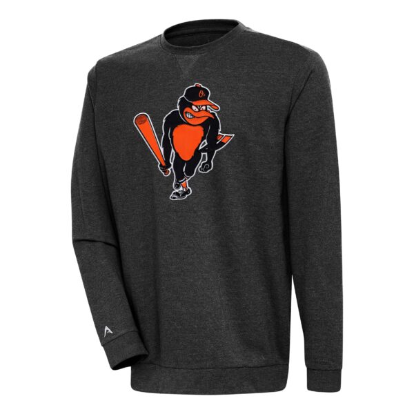 Baltimore Orioles Angry Bird Action Crew Sweatshirt