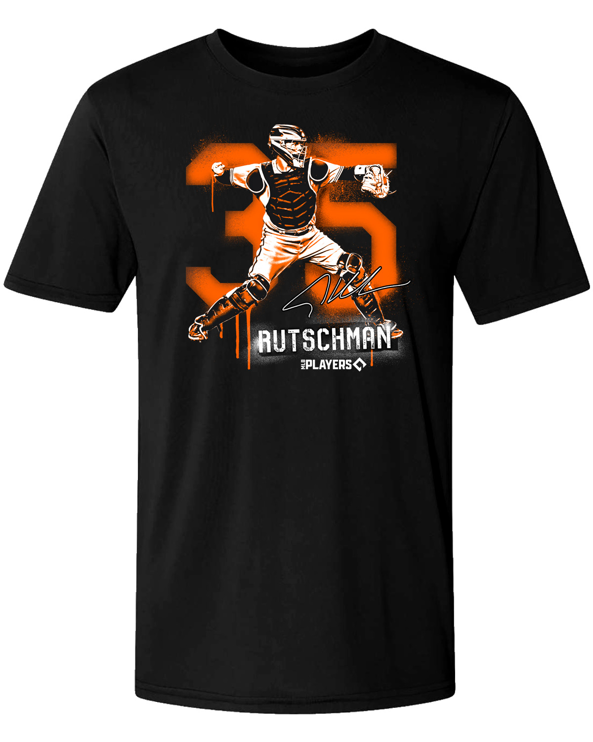 Baltimore Orioles Youth Adley Rutschman Orange S/S T- Shirt