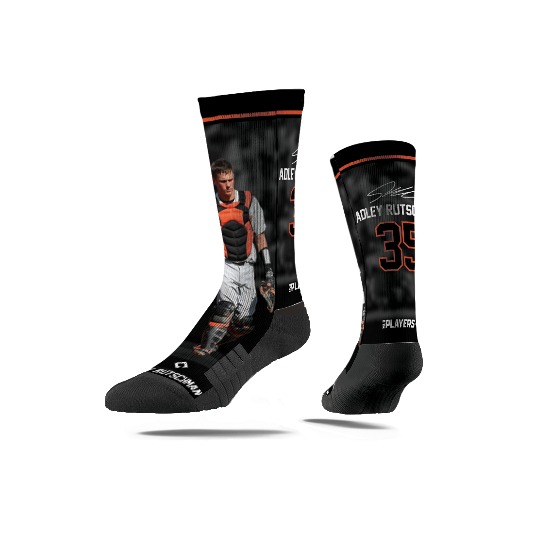 Baltimore Orioles Adley Rutschman Socks (Black)
