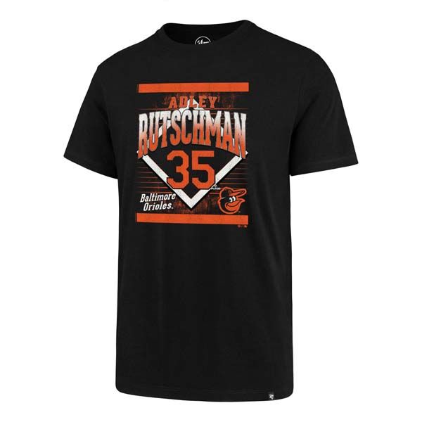 Adley Rutschman Baltimore Orioles Women's Backer Slim Fit T-Shirt - Ash