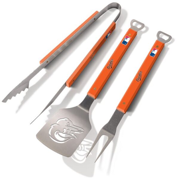 Baltimore Orioles 3 piece grill set (Orange )