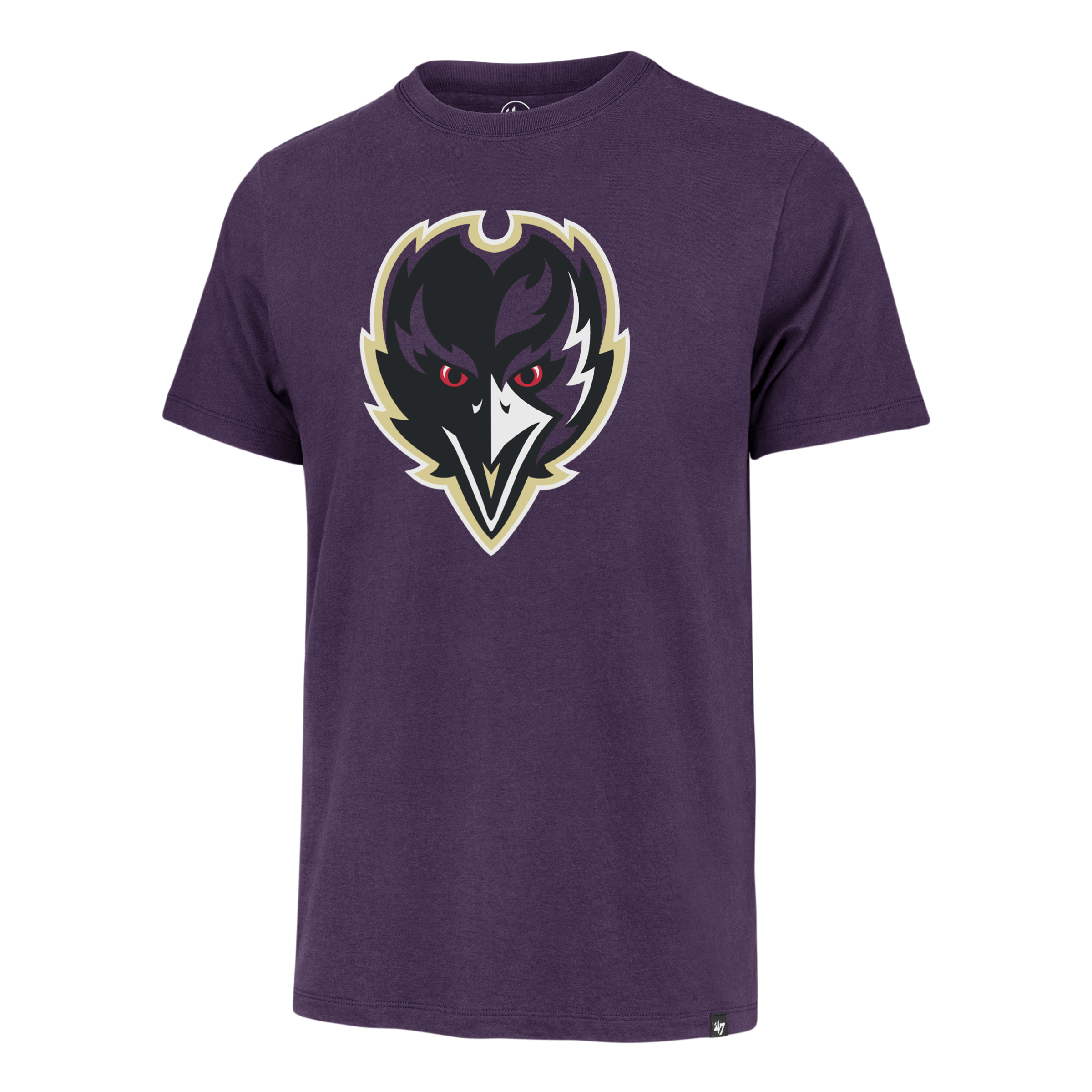 Baltimore Ravens Purple Front Bird  S/S T - Shirt