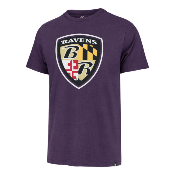 Baltimore Ravens Shield Purple S/S T-Shirt