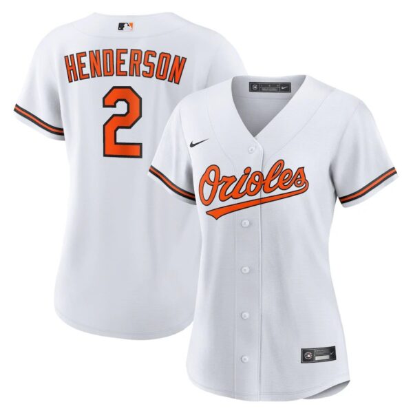 Baltimore Orioles Gunnar Henderson Ladies Jersey