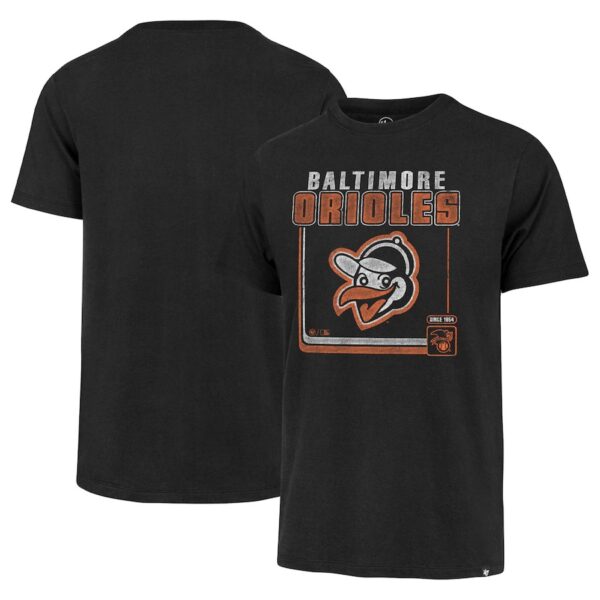 Baltimore Orioles Cooperstown Black S/S T-Shirt