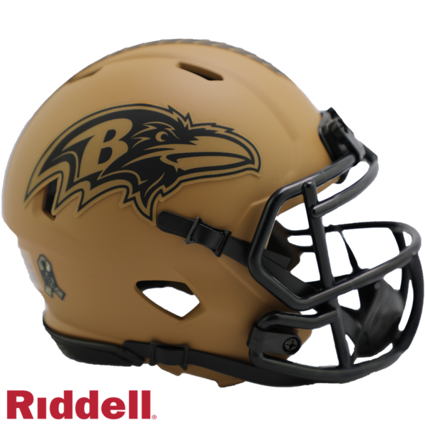 Baltimore Ravens 2023 Salute to Service Mini Helmet