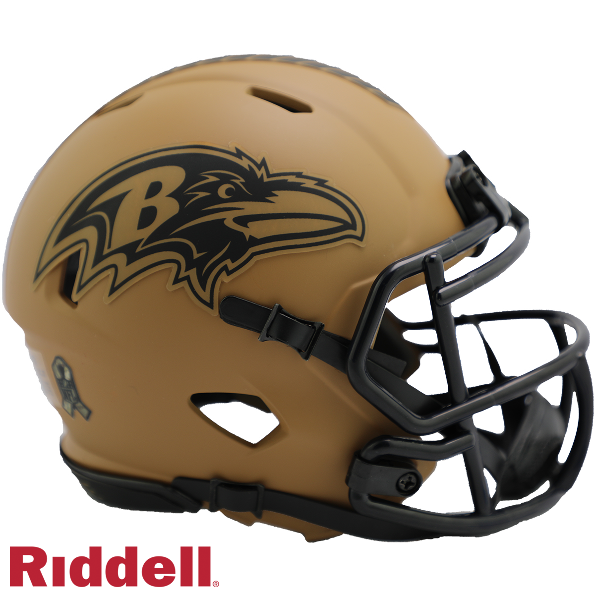 Baltimore Ravens 2023 Salute to Service Mini Helmet