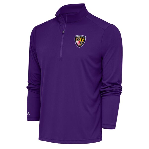 Baltimore Ravens Purple 1/4 Zip With Shield