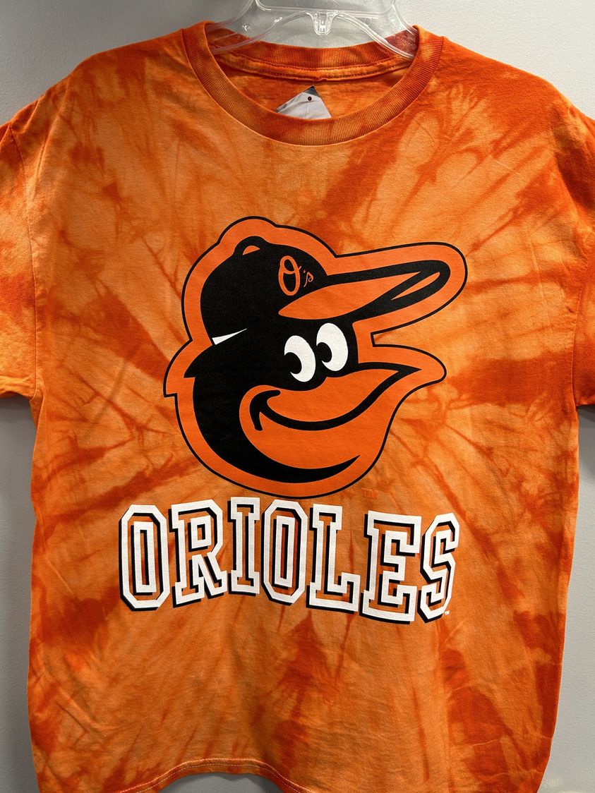 Baltimore Orioles Orange Tie Dye S/S T-Shirt