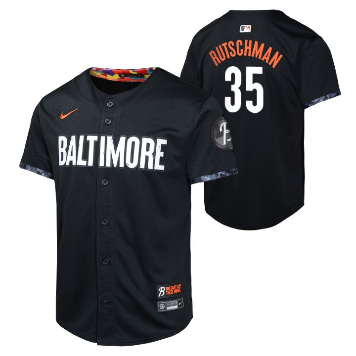 Baltimore Orioles Adley Rutschman Youth Limited City Connect Jersey