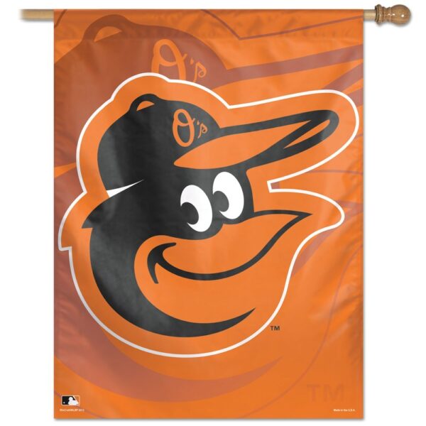 Baltimore Orioles 27 in X 37 in Vertical Flag