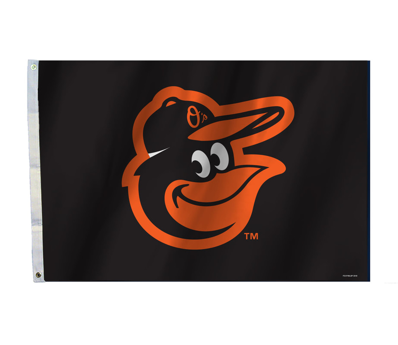 Baltimore Orioles 2ft X 3 ft Black Flag