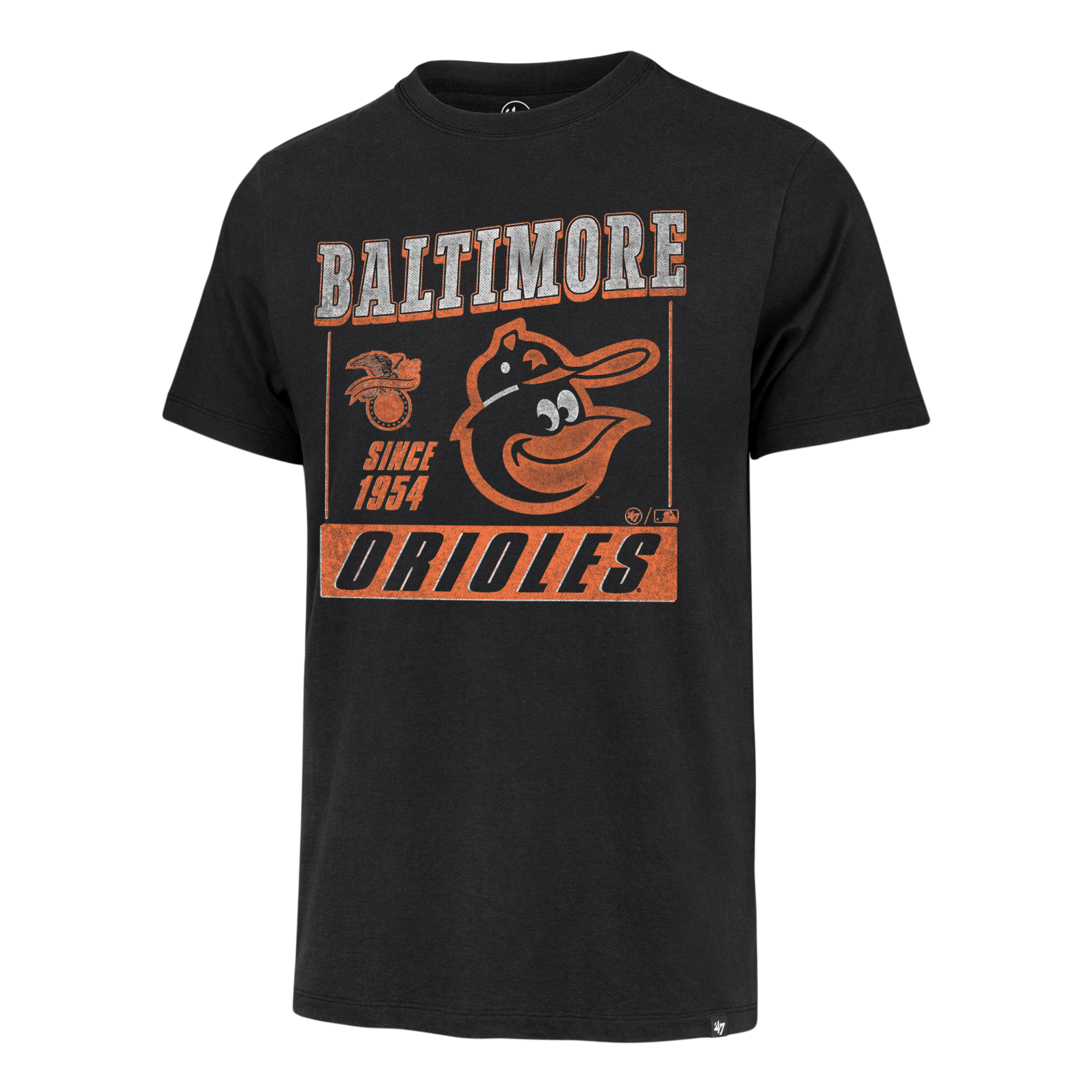 Baltimore Orioles Outlast Cooperstown S/S T-Shirt by 47 Brand