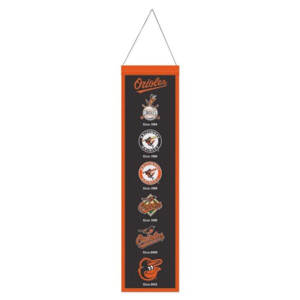 Baltimore Orioles 8 X32 Logo Banner