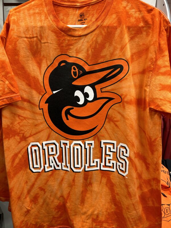 Baltimore Orioles Orange Tie S/S T-Shirt