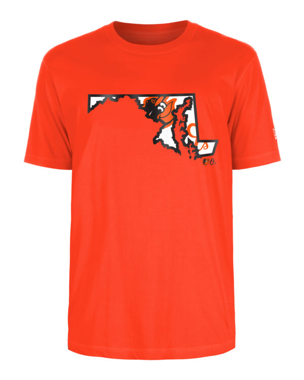 Baltimore Orioles State Flag S/S T-Skirt  ( Embroidered)