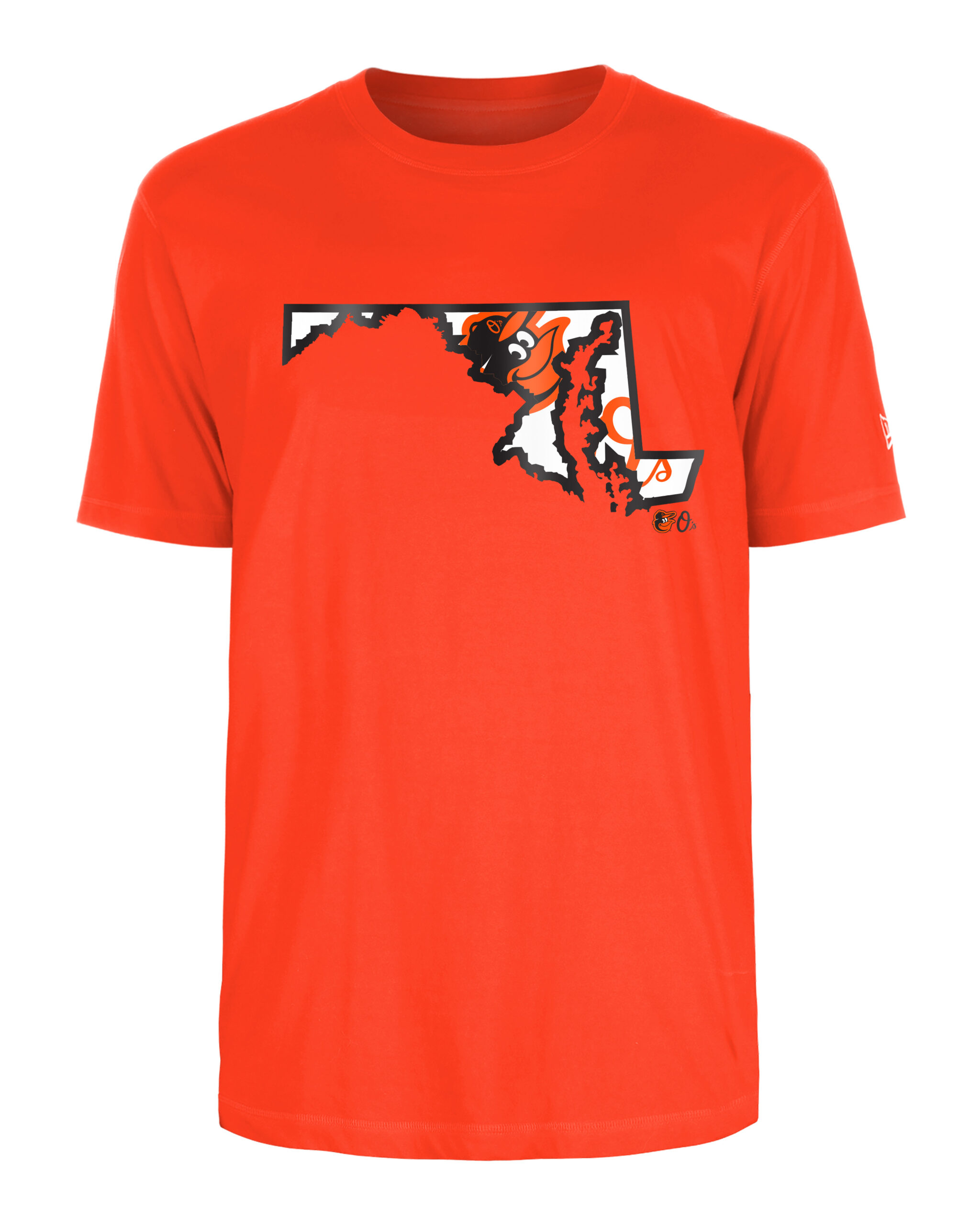 Baltimore Orioles State Flag S/S T-Skirt  ( Embroidered)