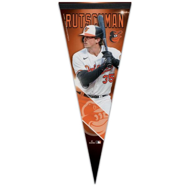 Baltimore Orioles Adley Rutschman Diamond Collection Pennant