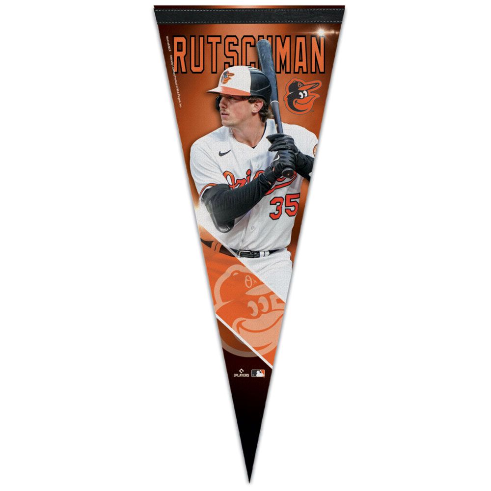 Baltimore Orioles Adley Rutschman Diamond Collection Pennant