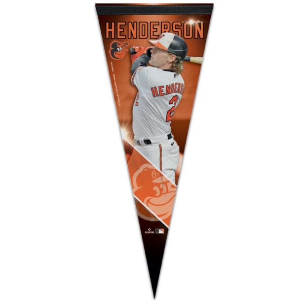 Baltimore Orioles Gunnar Henderson Diamond Collection Pennant