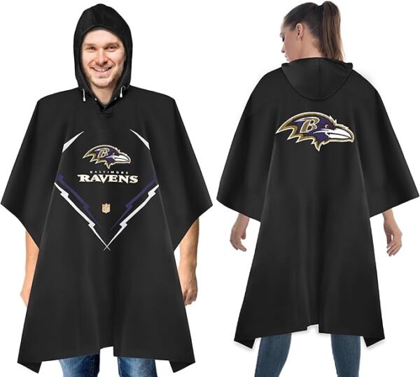 Baltimore Ravens Vinyl Rain Poncho