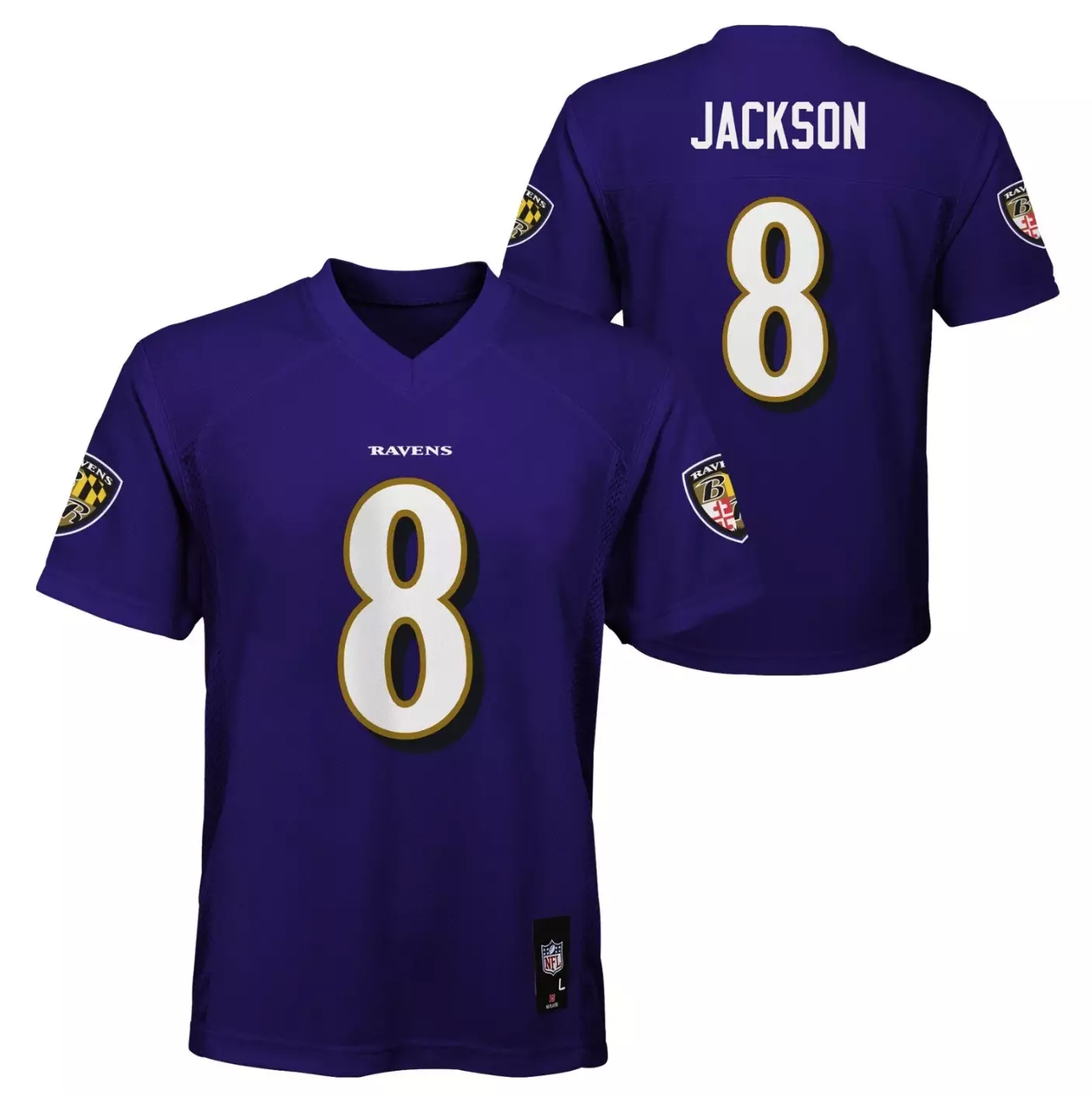 Baltimore Ravens Lamar Jackson Mid Tier Purple Jersey
