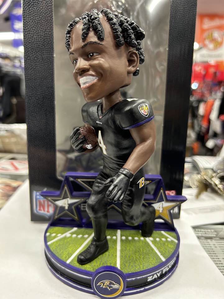 Baltimore Ravens Zay Flowers Limited Edition Bobblehead