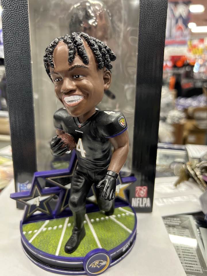 Baltimore Ravens Zay Flowers Limited Edition Bobblehead - Image 3