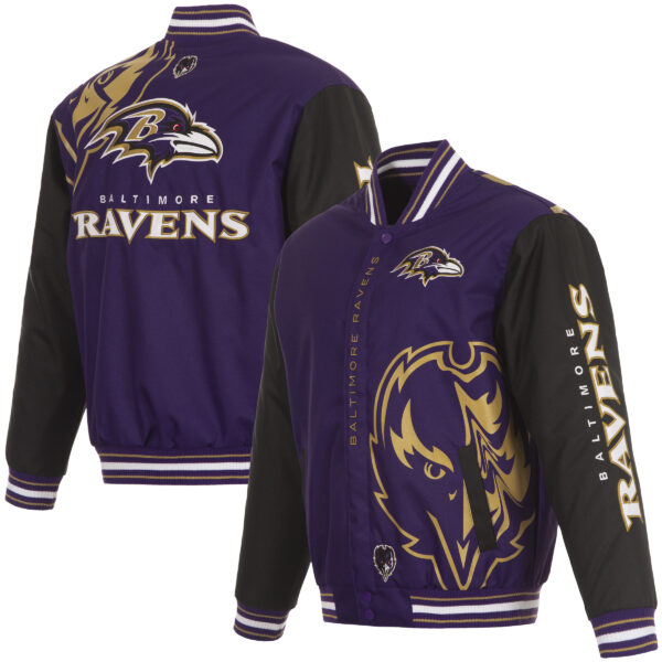 Baltimore Ravens Twill Front Bird Jacket